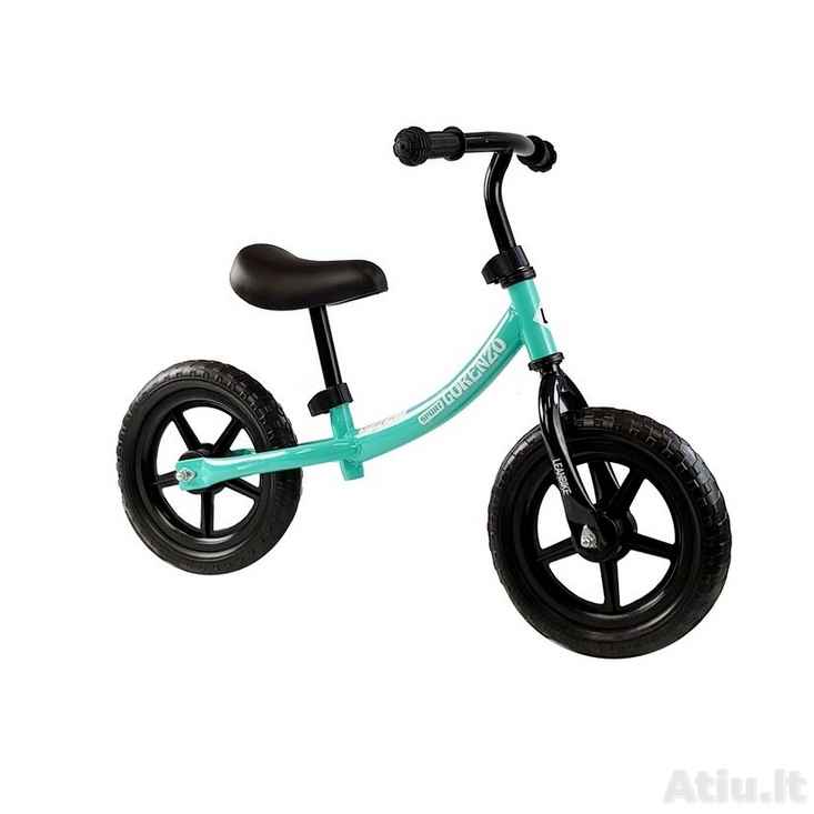 Vaikiškas balansinis dviratukas Lorenzo Sport Mėtinis