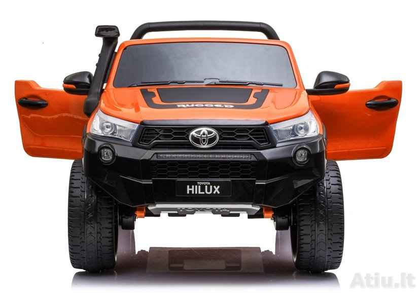 Vaikiškas elektromobilis Toyota Hilux Oranžinis-dažytas