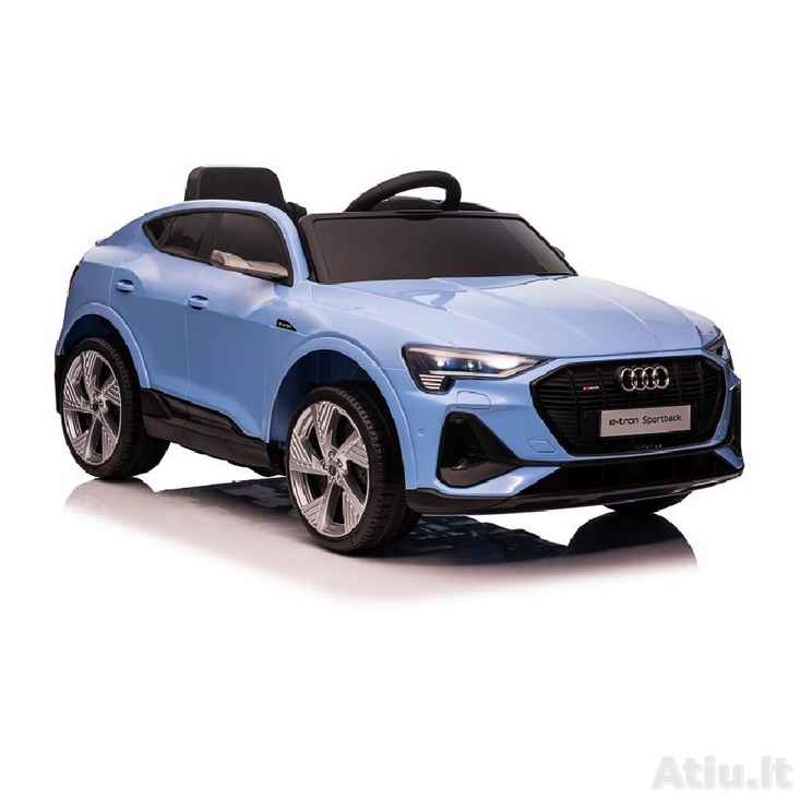 Vaikiškas elektromobilis Audi E- Tron 4x4, Mėlynas