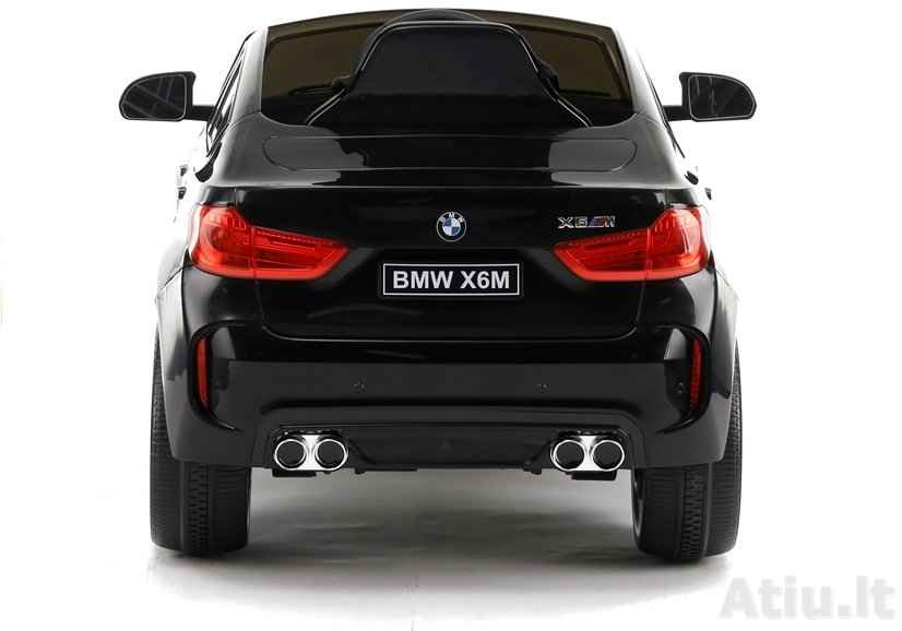 Vaikiškas elektromobilis BMW X6M Juodas