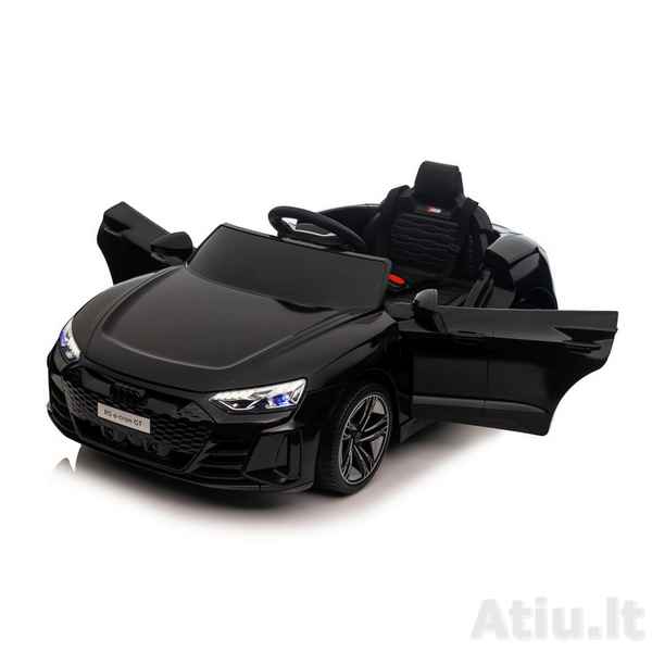 Vaikiškas elektromobilis Audi e-tron 4x4 QLS-6688 Juodas