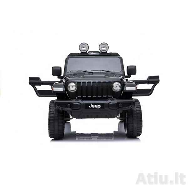 Vaikiškas elektromobilis Jeep Rubicon 4x4 Juodas