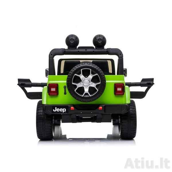 Vaikiškas elektromobilis Jeep Rubicon 4x4 Žalias