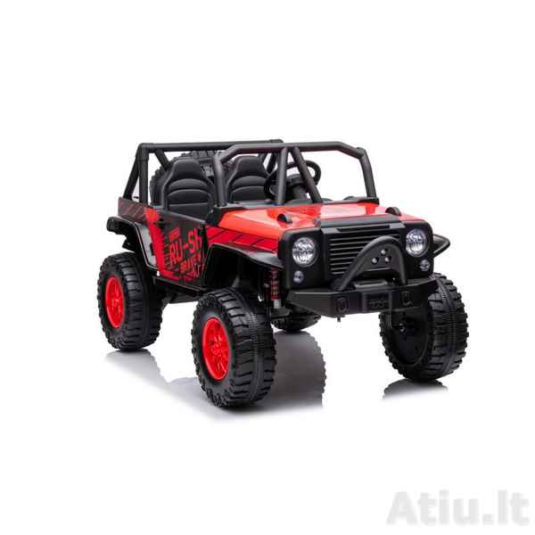 Vaikiškas elektromobilis Jeep QY2188 Raudonas