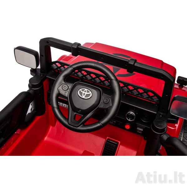 Vaikiškas elektromobilis Toyota FJ Raudonas